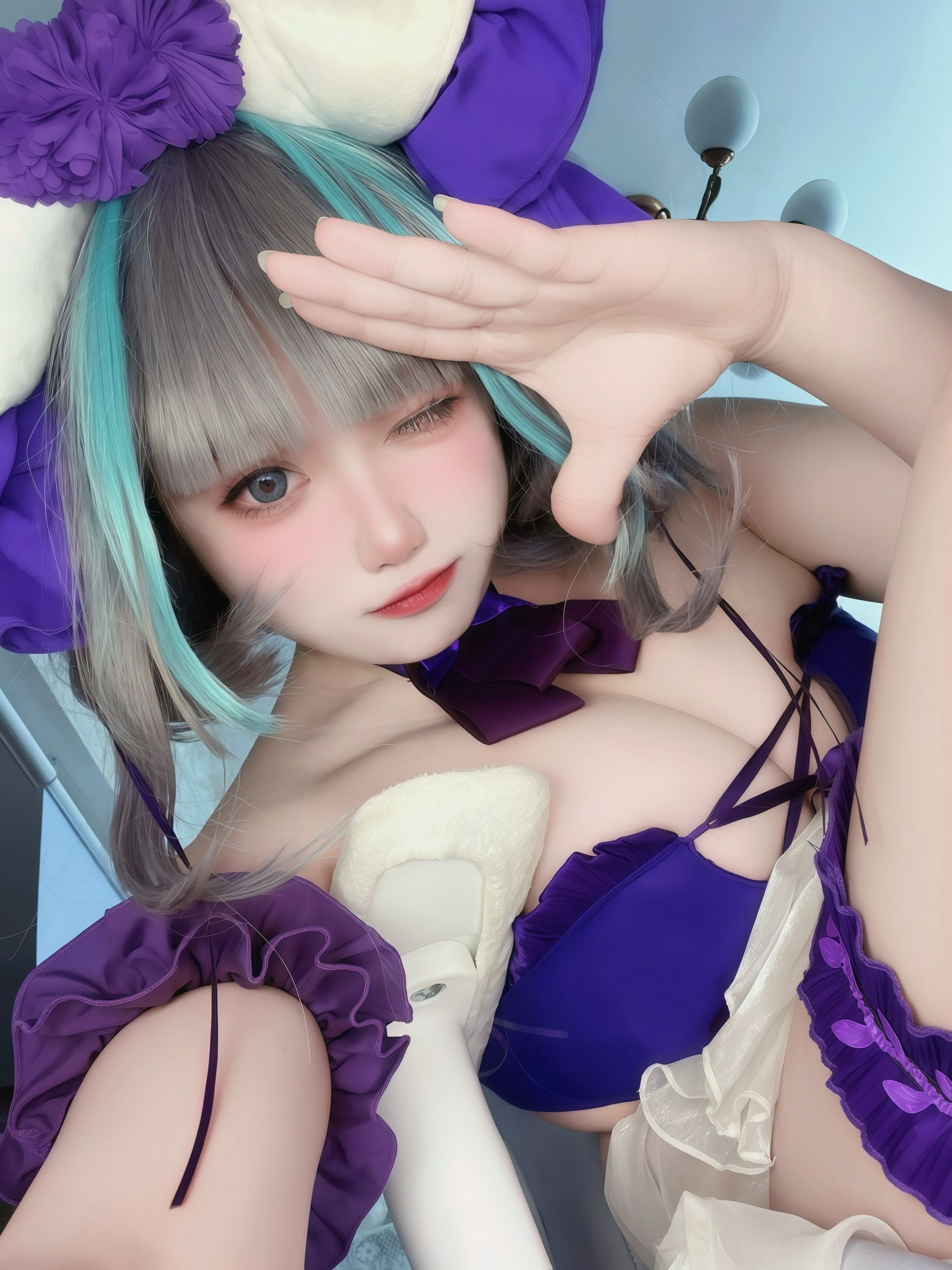 Online collection series of welfare fairytale honeycomb swimsuit VIP welfare post all 64p-第1章-图片59