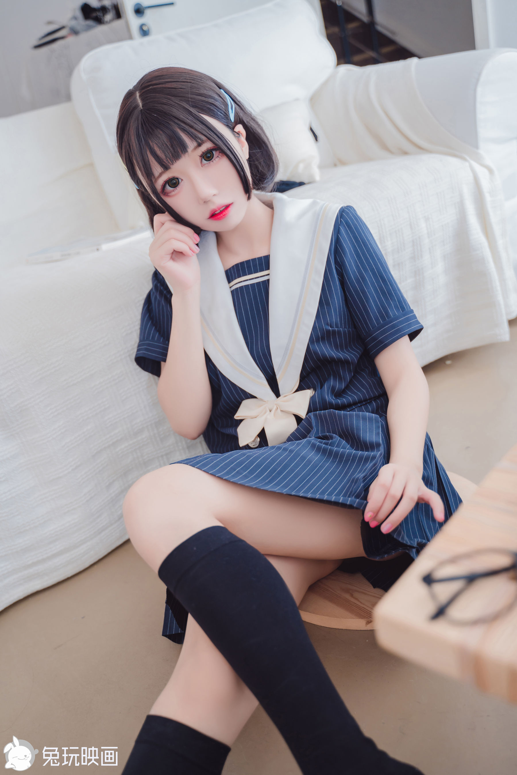 The rabbit painting clean school sister.-第1章-图片40