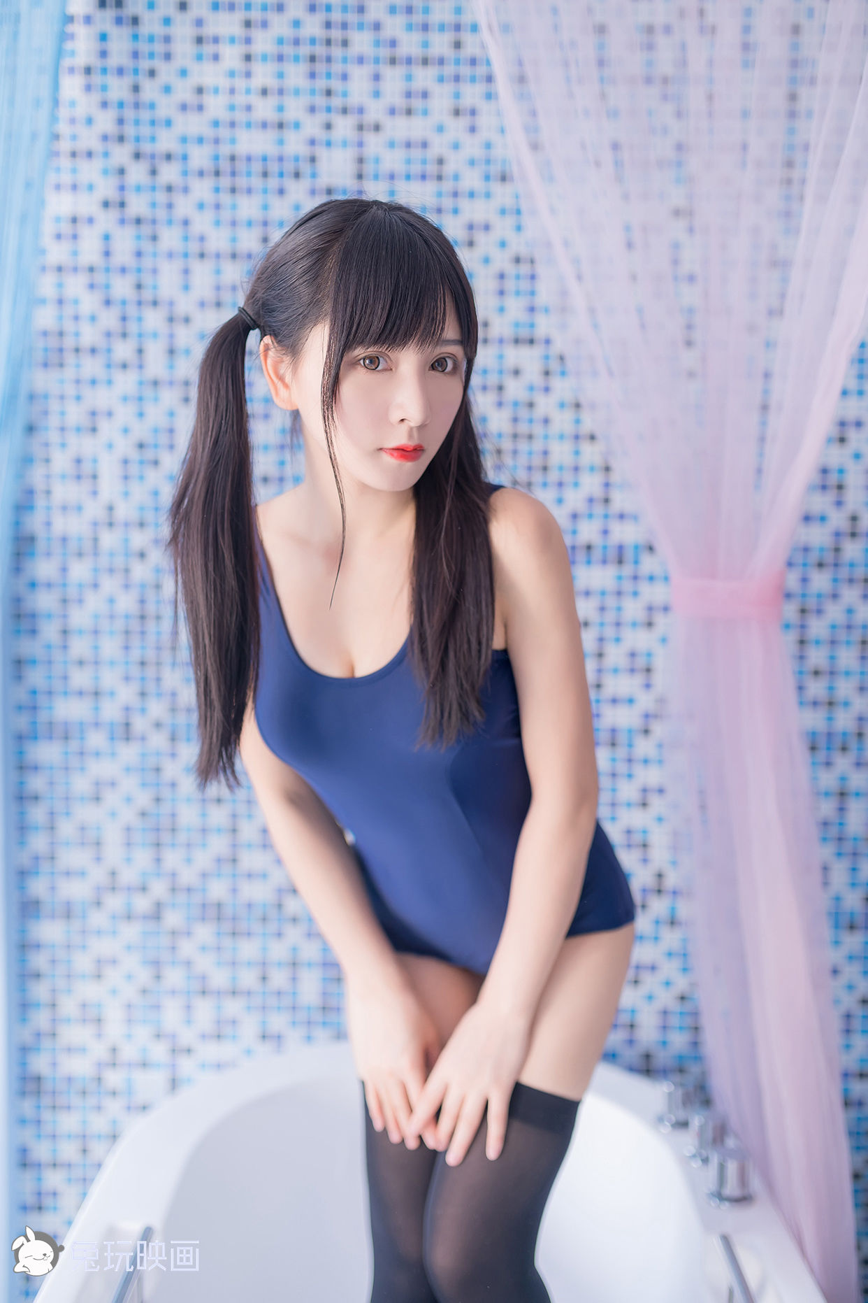 [兔玩映畫]  夏日泳裝 Vol.005 過漆襪-第1章-图片31
