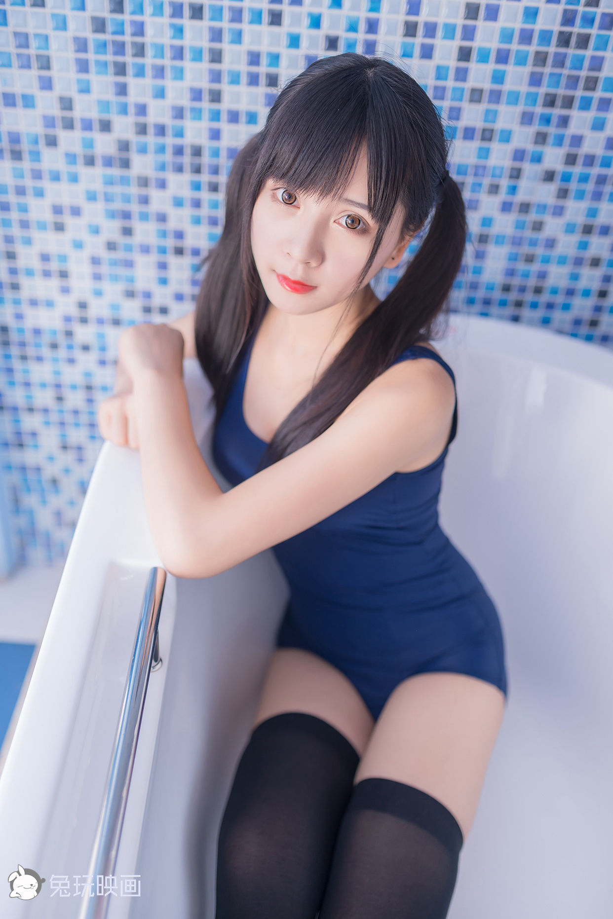 [兔玩映畫]  夏日泳裝 Vol.005 過漆襪-第1章-图片40