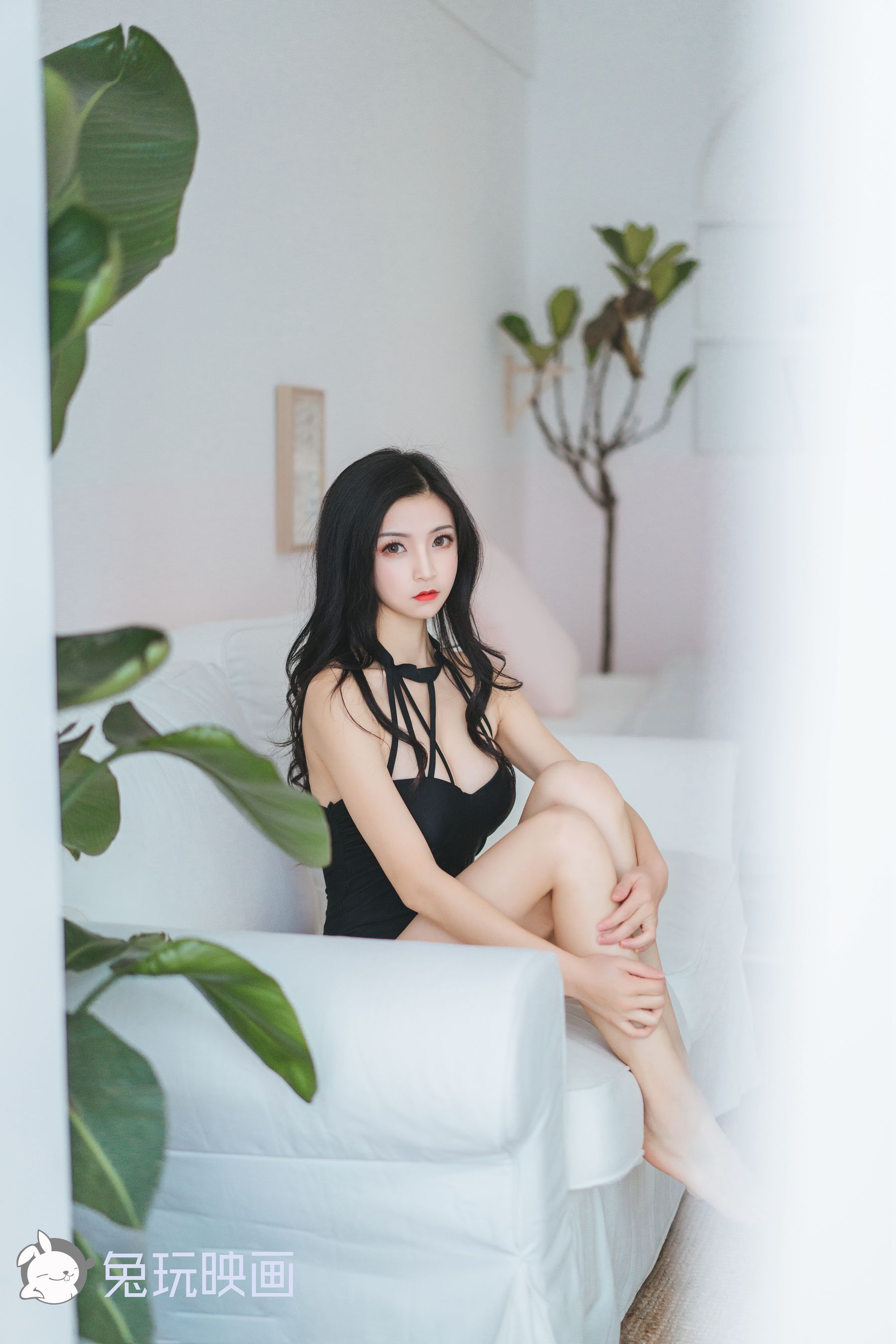 Vestido de natación de verano Vol 020 negro-第1章-图片2