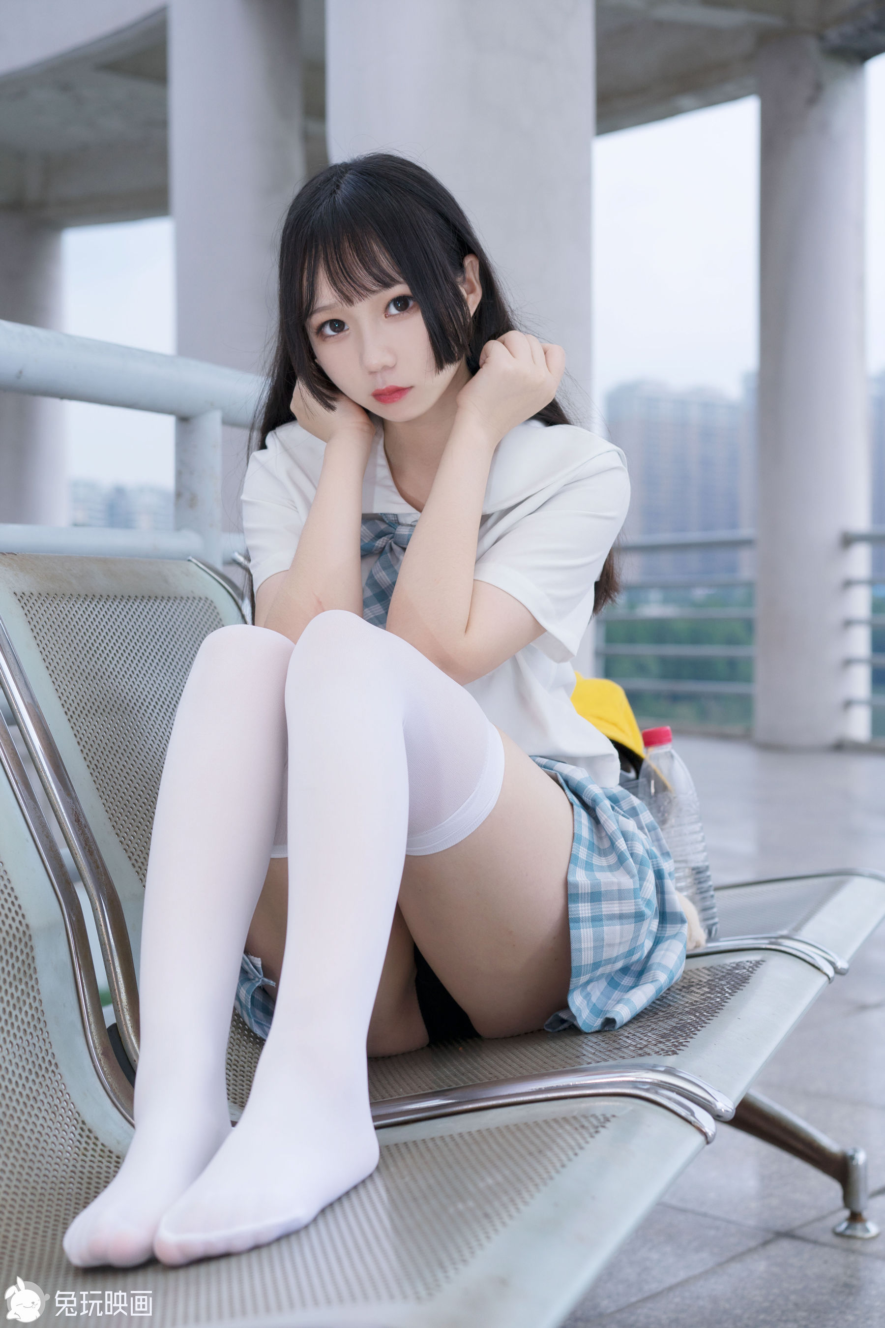 [兔玩映畫]  JK制服 Vol.025 藍柑夏日-第1章-图片17