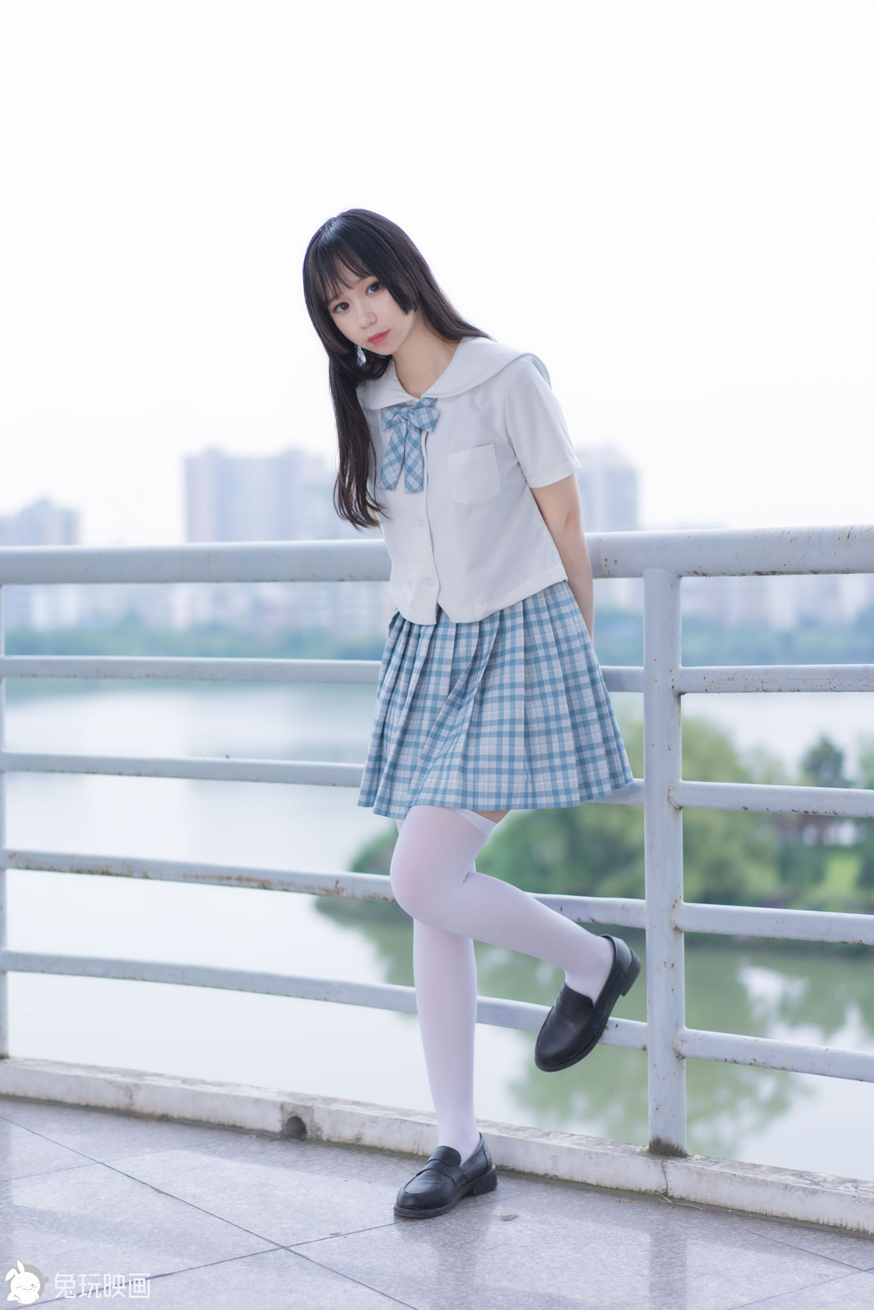 [兔玩映畫]  JK制服 Vol.025 藍柑夏日-第1章-图片23