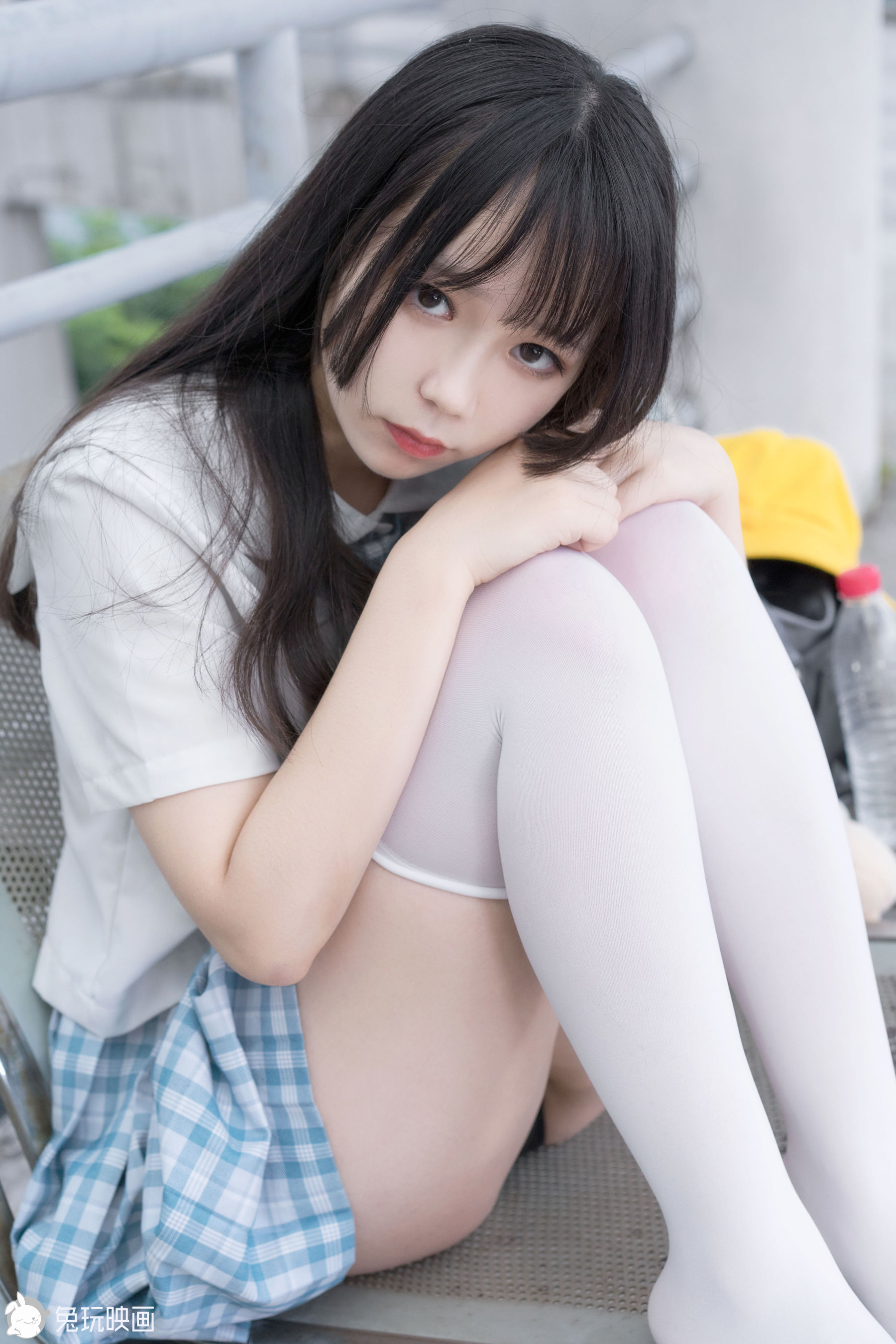 [兔玩映畫]  JK制服 Vol.025 藍柑夏日-第1章-图片26