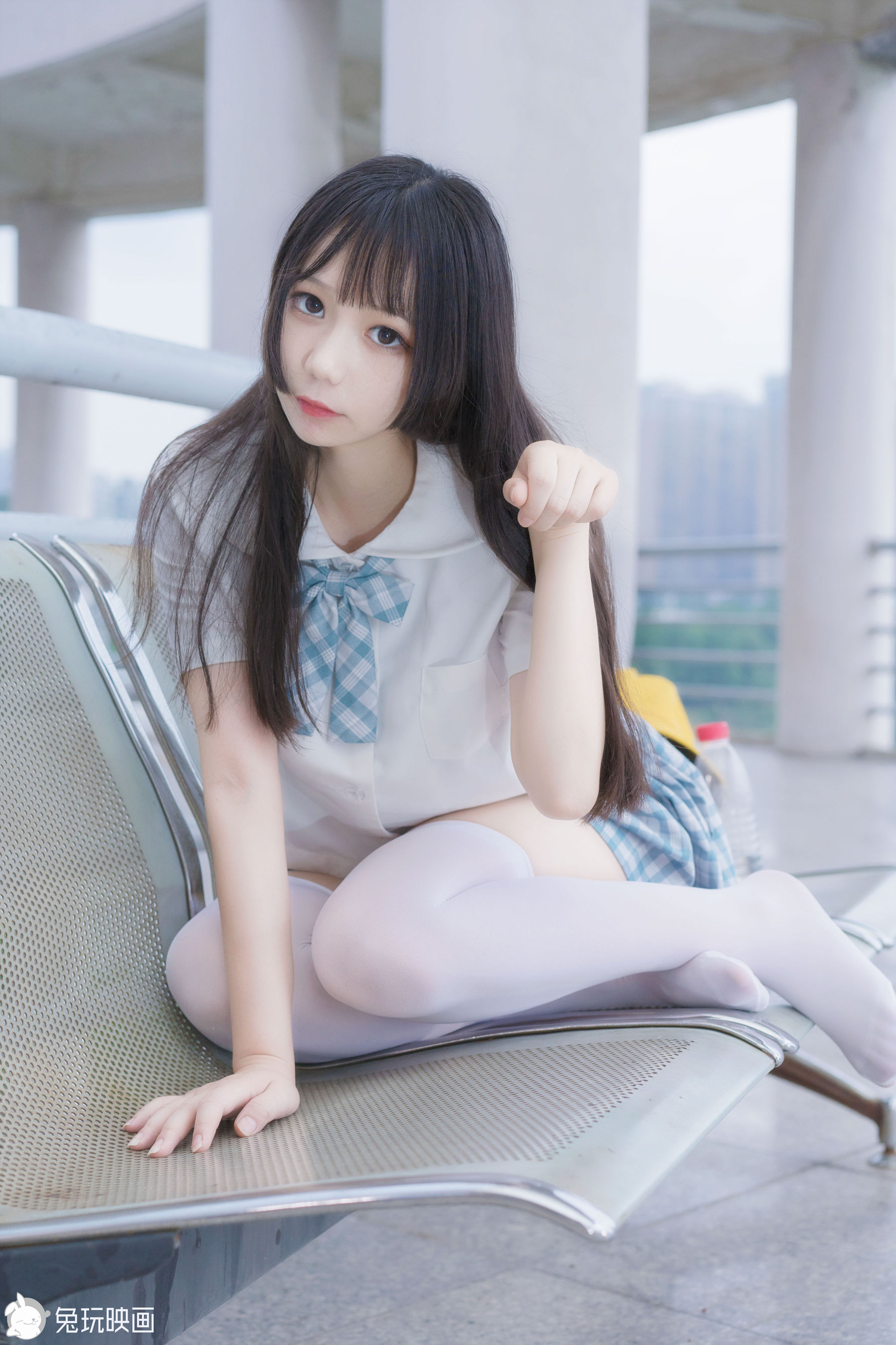 [兔玩映畫]  JK制服 Vol.025 藍柑夏日-第1章-图片28