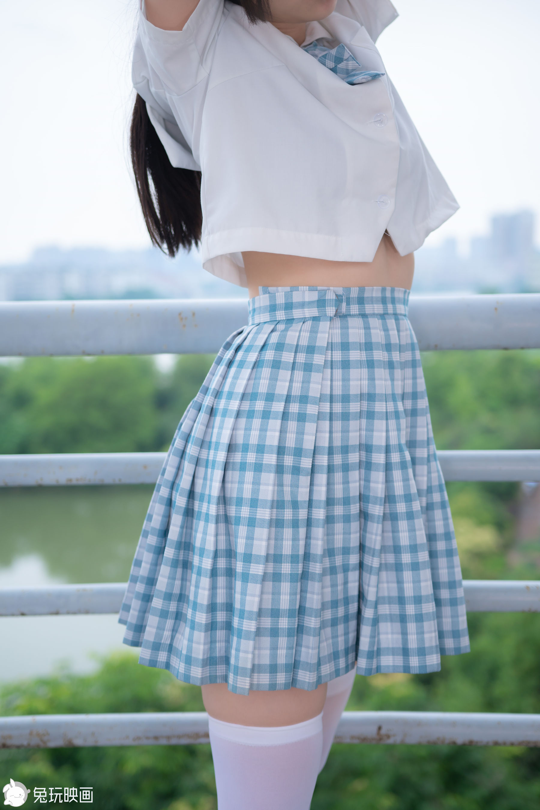 [兔玩映畫]  JK制服 Vol.025 藍柑夏日-第1章-图片34