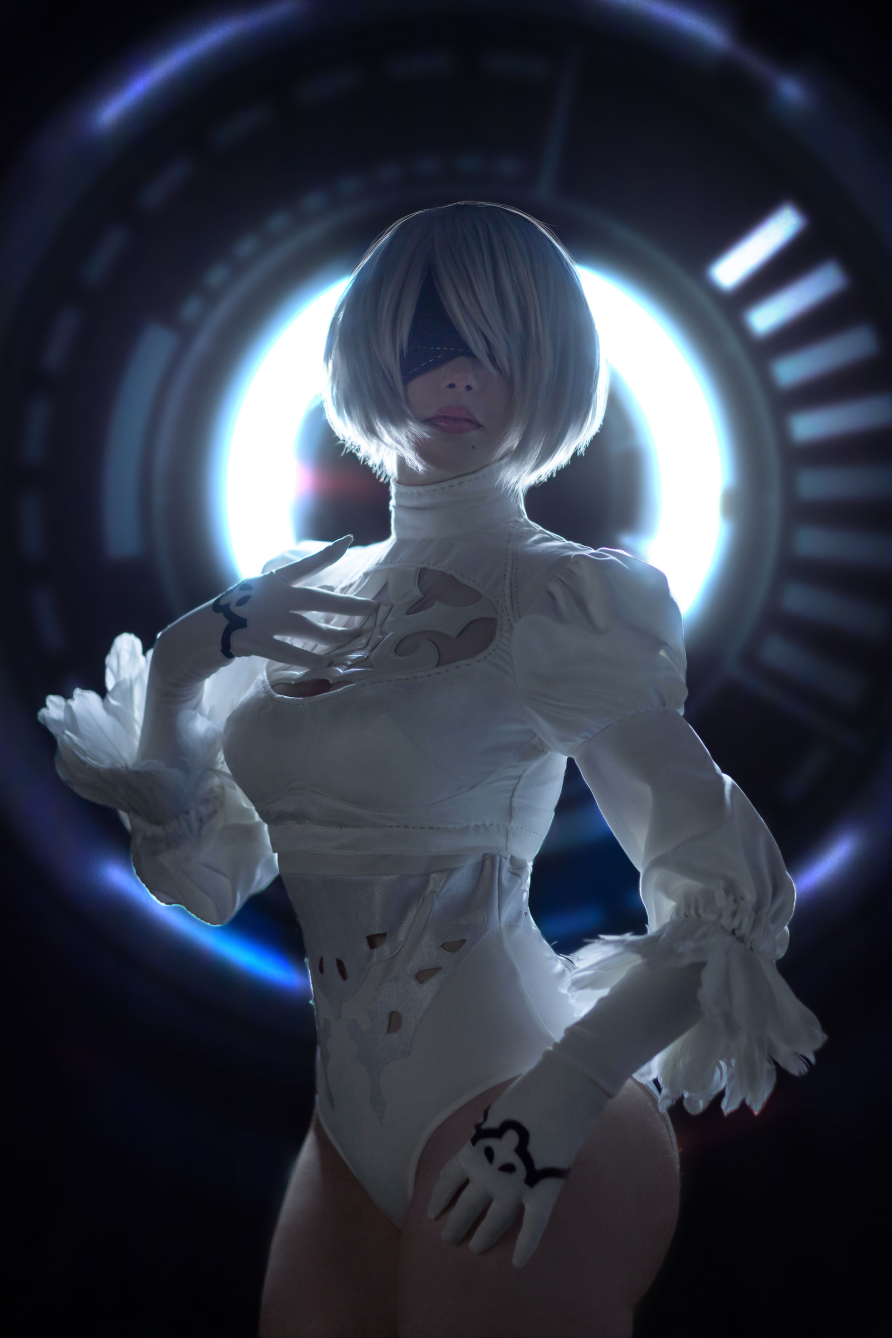 SayaTheFox 2B White Dress-第1章-图片8