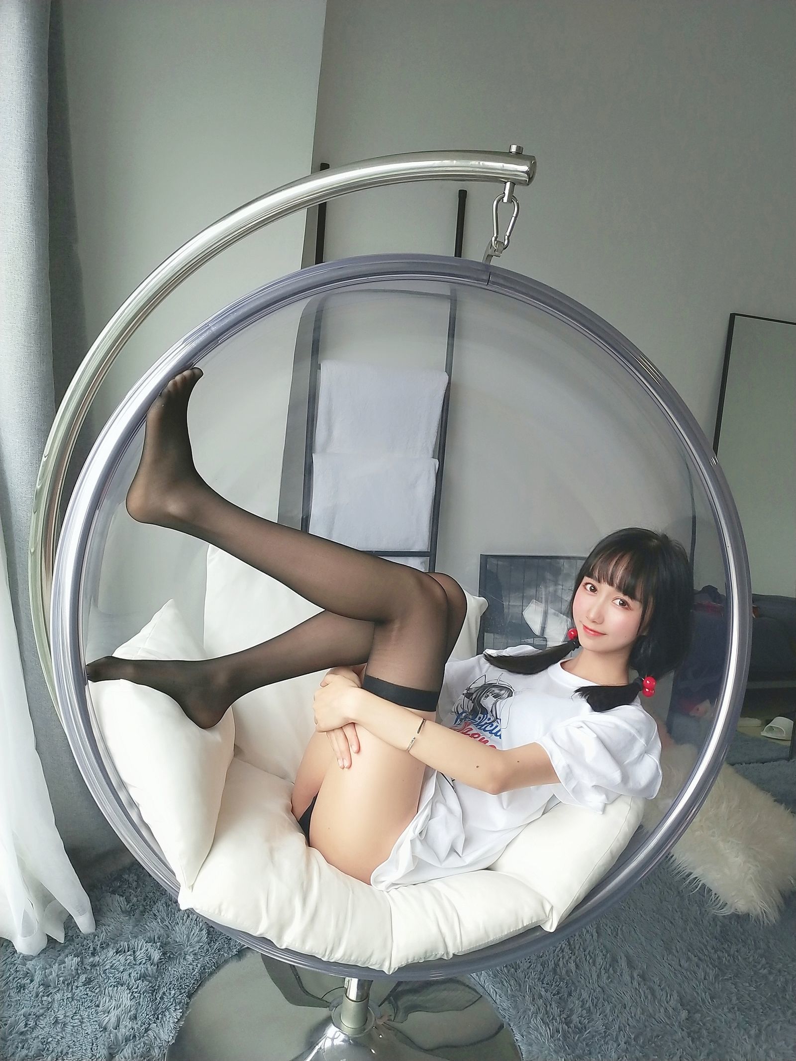 Cotton Owo Smart Girl T-Shirt-第1章-图片8