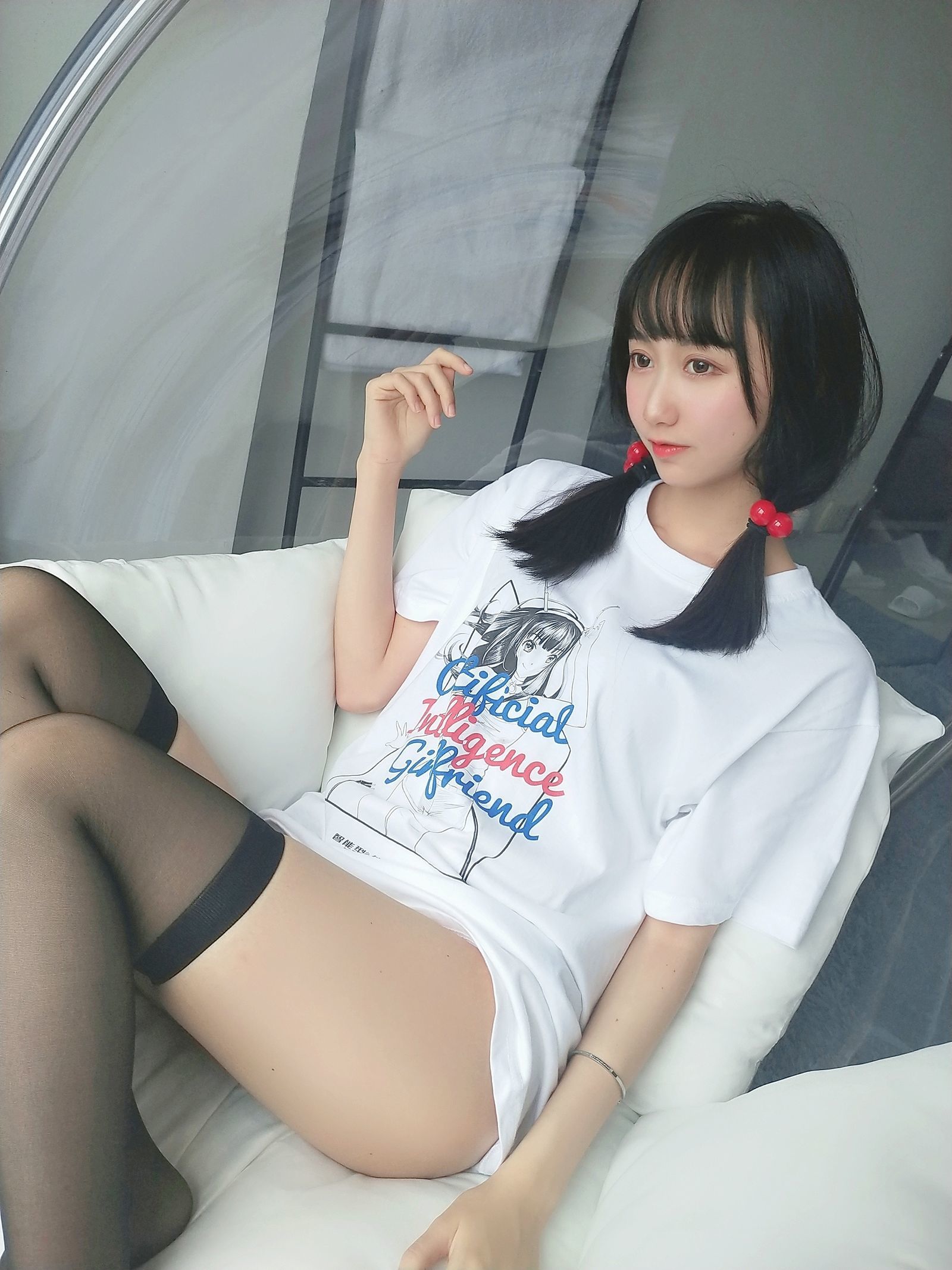 Cotton Owo Smart Girl T-Shirt-第1章-图片13
