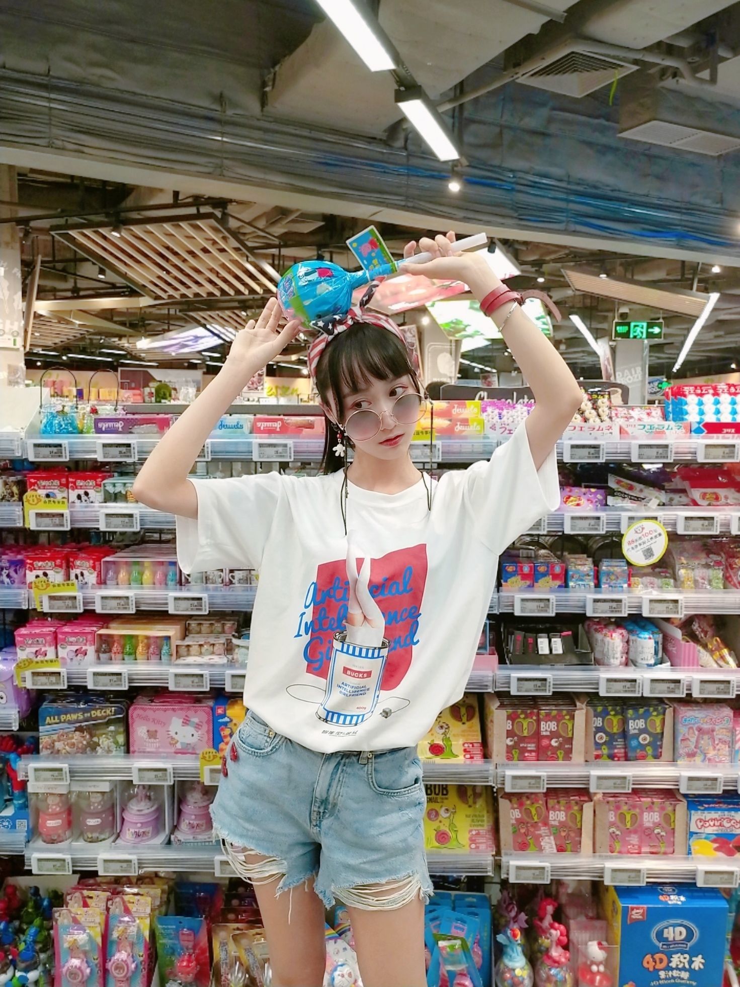 Cotton Owo Smart Girl T-Shirt-第1章-图片14