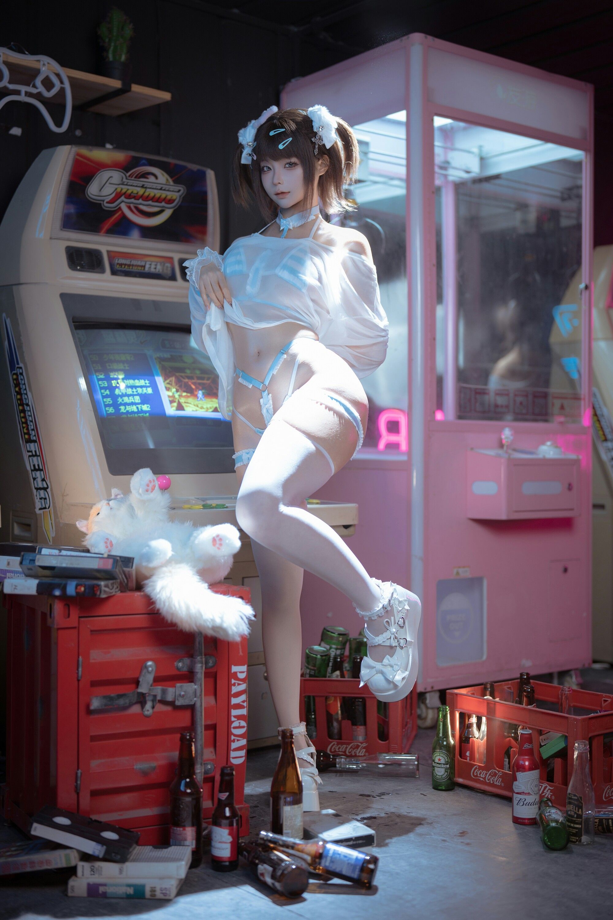 Online collection series of welfare girls foolish doll girls VIP welfare posts all 119p