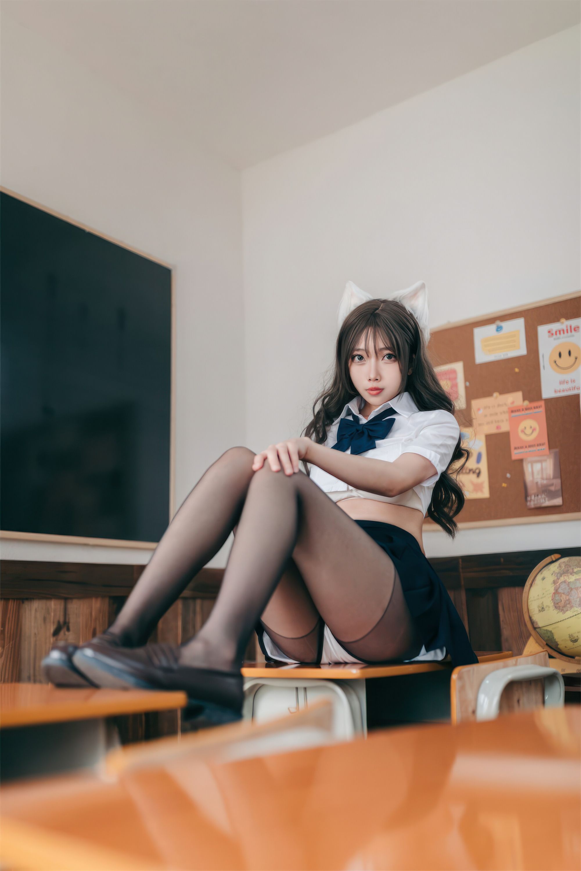 Online collection series of welfare girls amygdale students will be bad cat VIP welfare posts all 55p-第1章-图片14