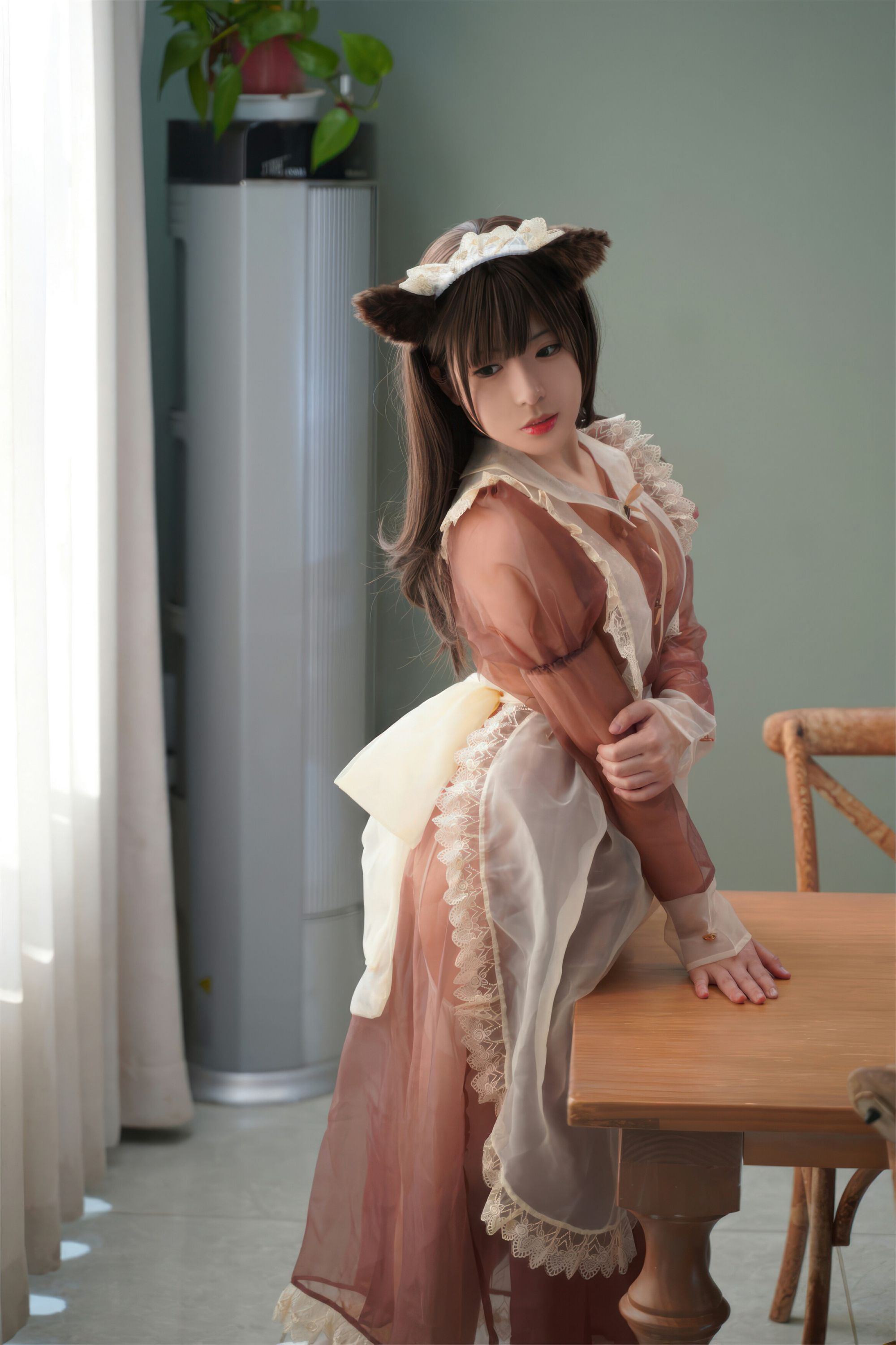 Web collection series of welfare girls brunette transparent maid VIP welfare posts all 38p-第1章-图片36