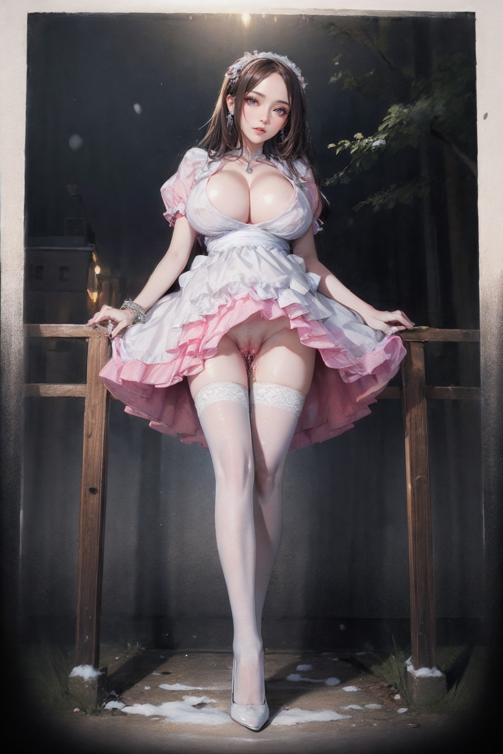 No.59 74P pink dress maid-第1章-图片46