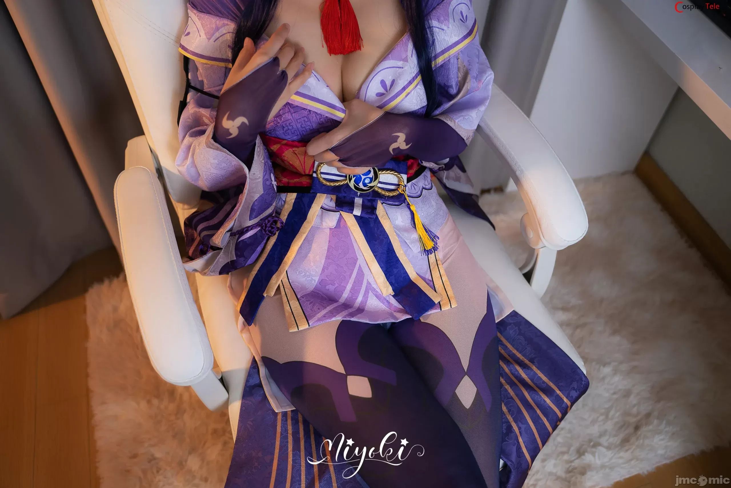 鈴木美咲 (Misaki Suzuki) cosplay Raiden Shogun-第1章-图片11