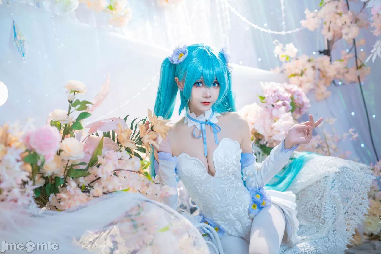 [艾西Aiwest] 初音 粉蝶花  COSPLAY-第1章-图片2