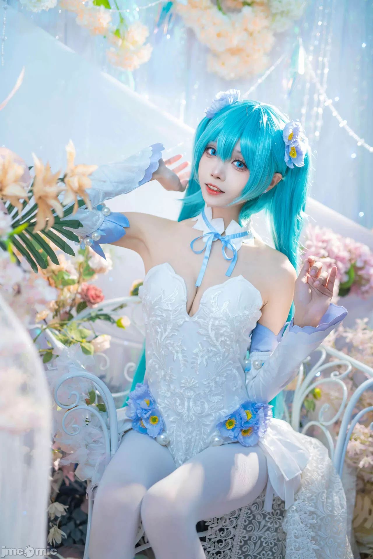 [艾西Aiwest] 初音 粉蝶花  COSPLAY-第1章-图片16