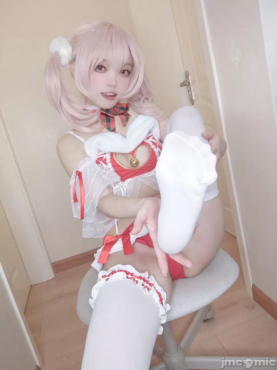 [神沢永莉] 平安夜紅色分體式  COSPLAY-第1章-图片7