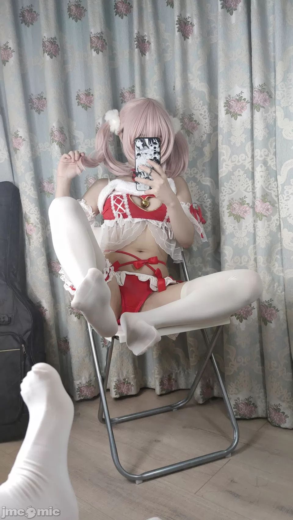 [神沢永莉] 平安夜紅色分體式  COSPLAY-第1章-图片53