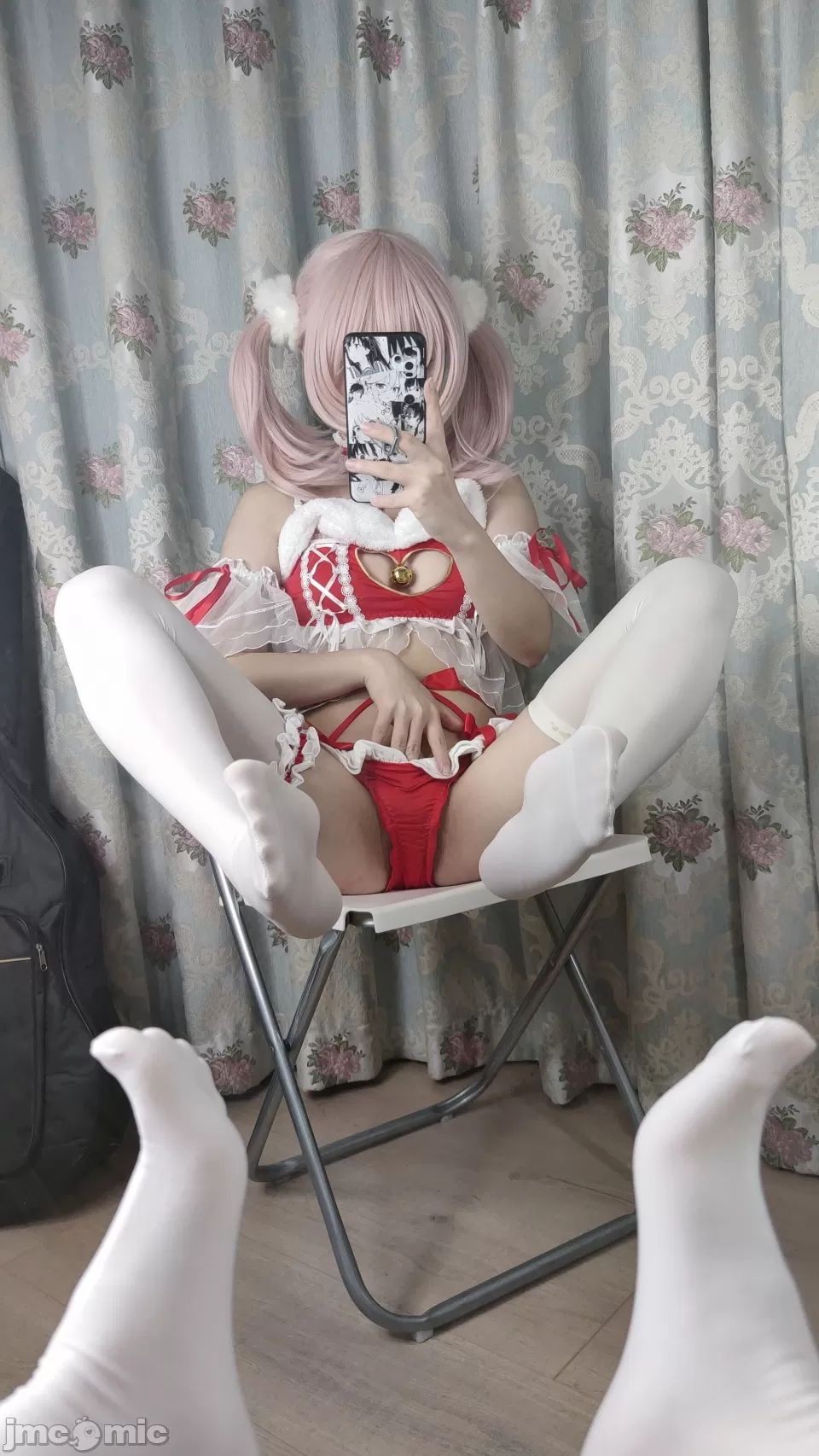 [神沢永莉] 平安夜紅色分體式  COSPLAY-第1章-图片58