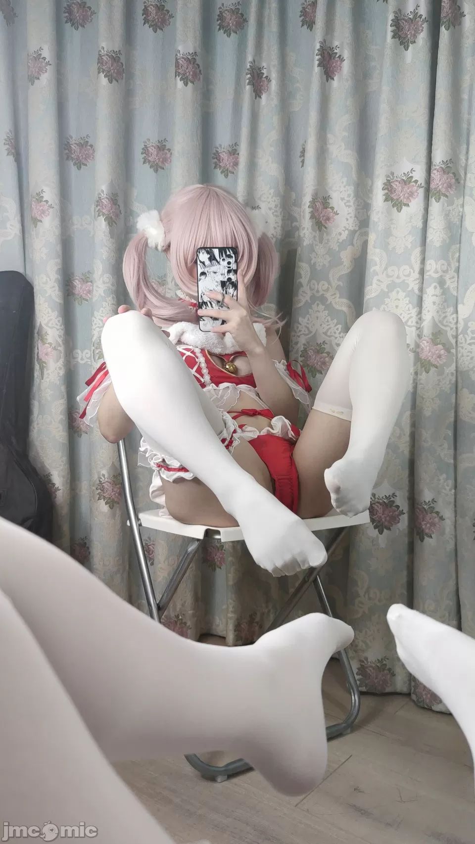 [神沢永莉] 平安夜紅色分體式  COSPLAY-第1章-图片60