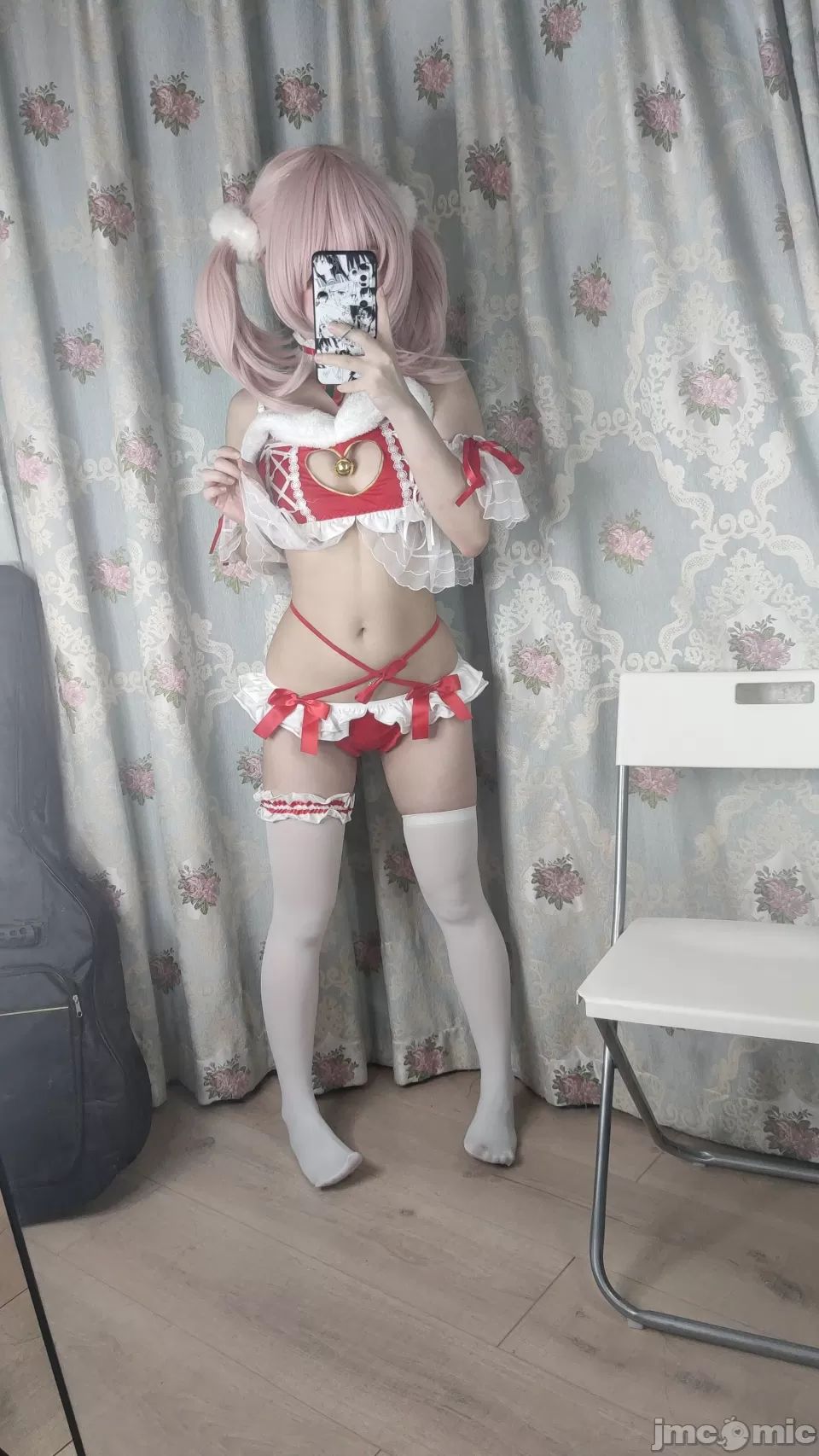 [神沢永莉] 平安夜紅色分體式  COSPLAY-第1章-图片73