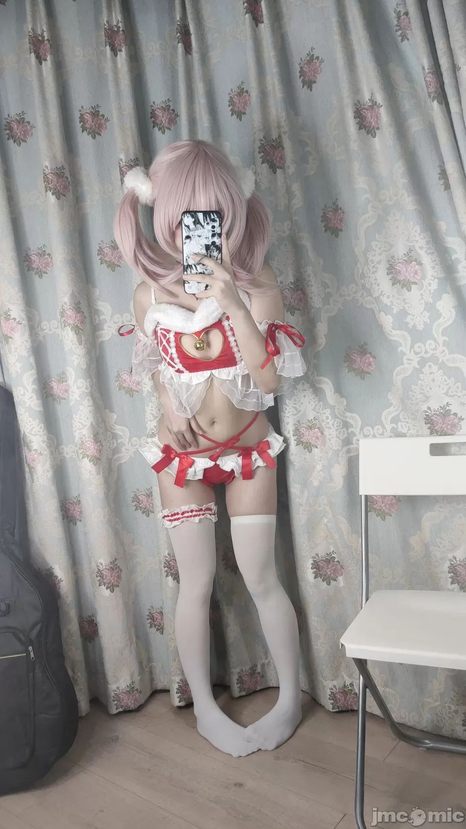[神沢永莉] 平安夜紅色分體式  COSPLAY-第1章-图片74