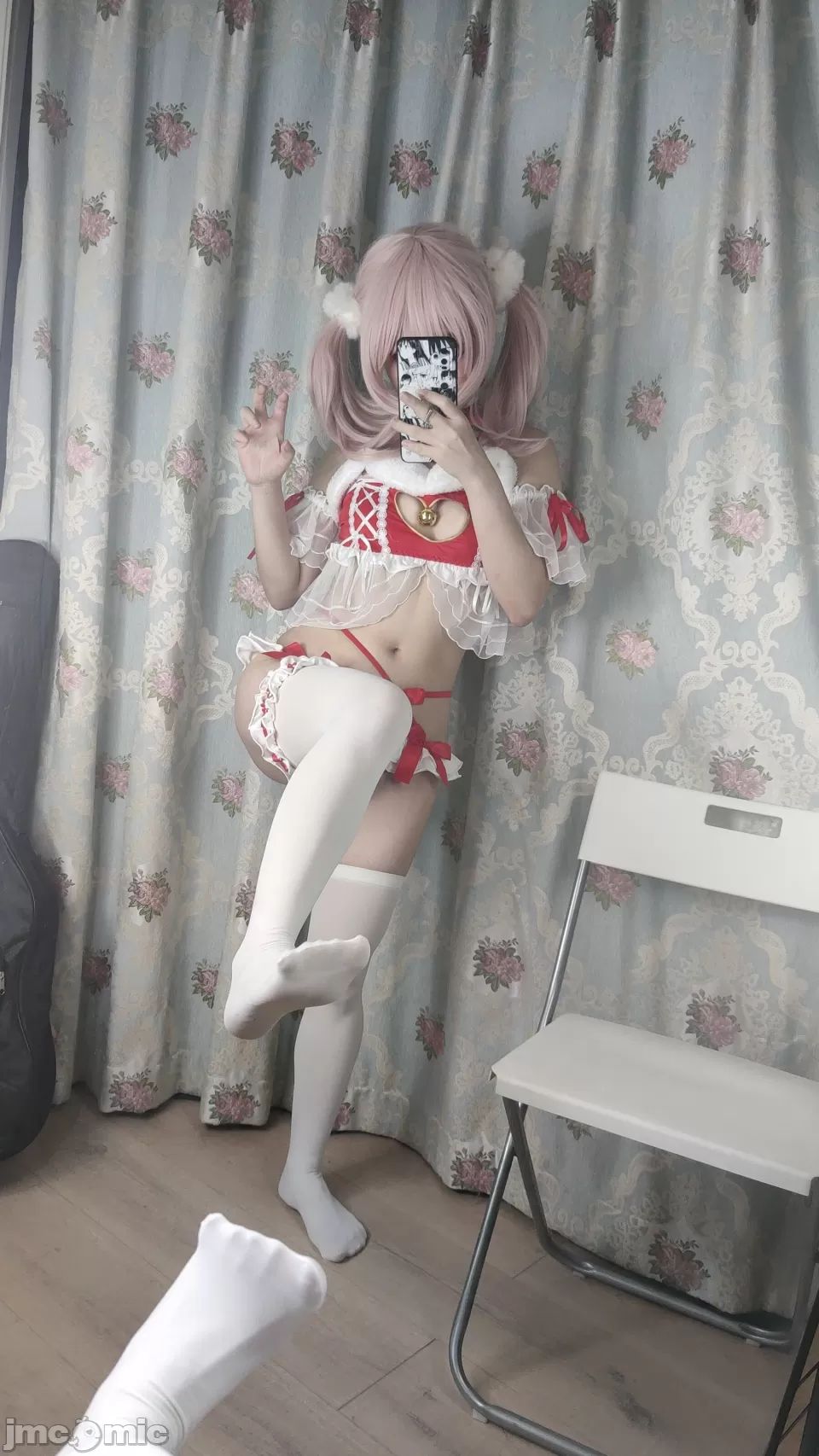 [神沢永莉] 平安夜紅色分體式  COSPLAY-第1章-图片75