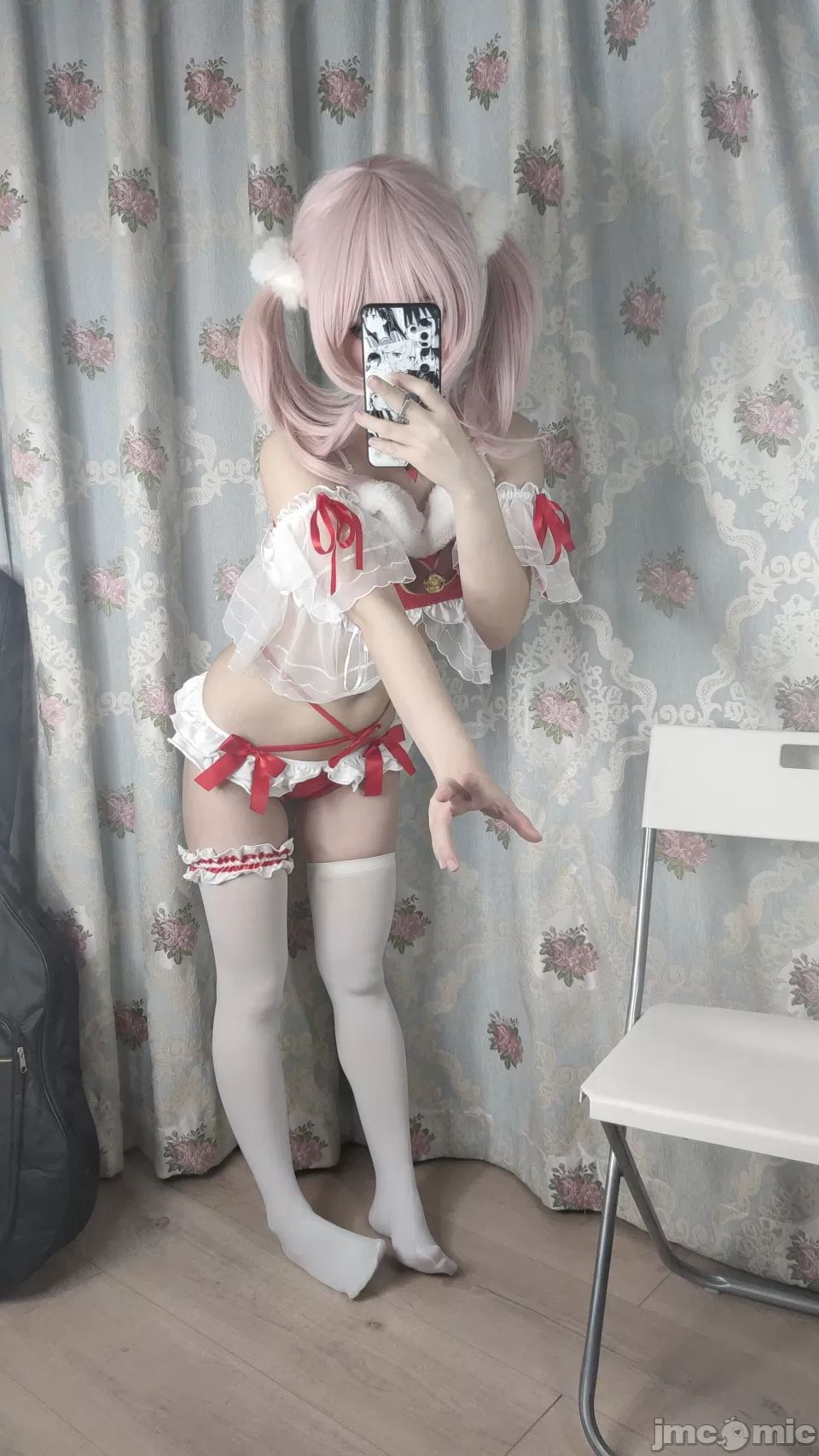 [神沢永莉] 平安夜紅色分體式  COSPLAY-第1章-图片76