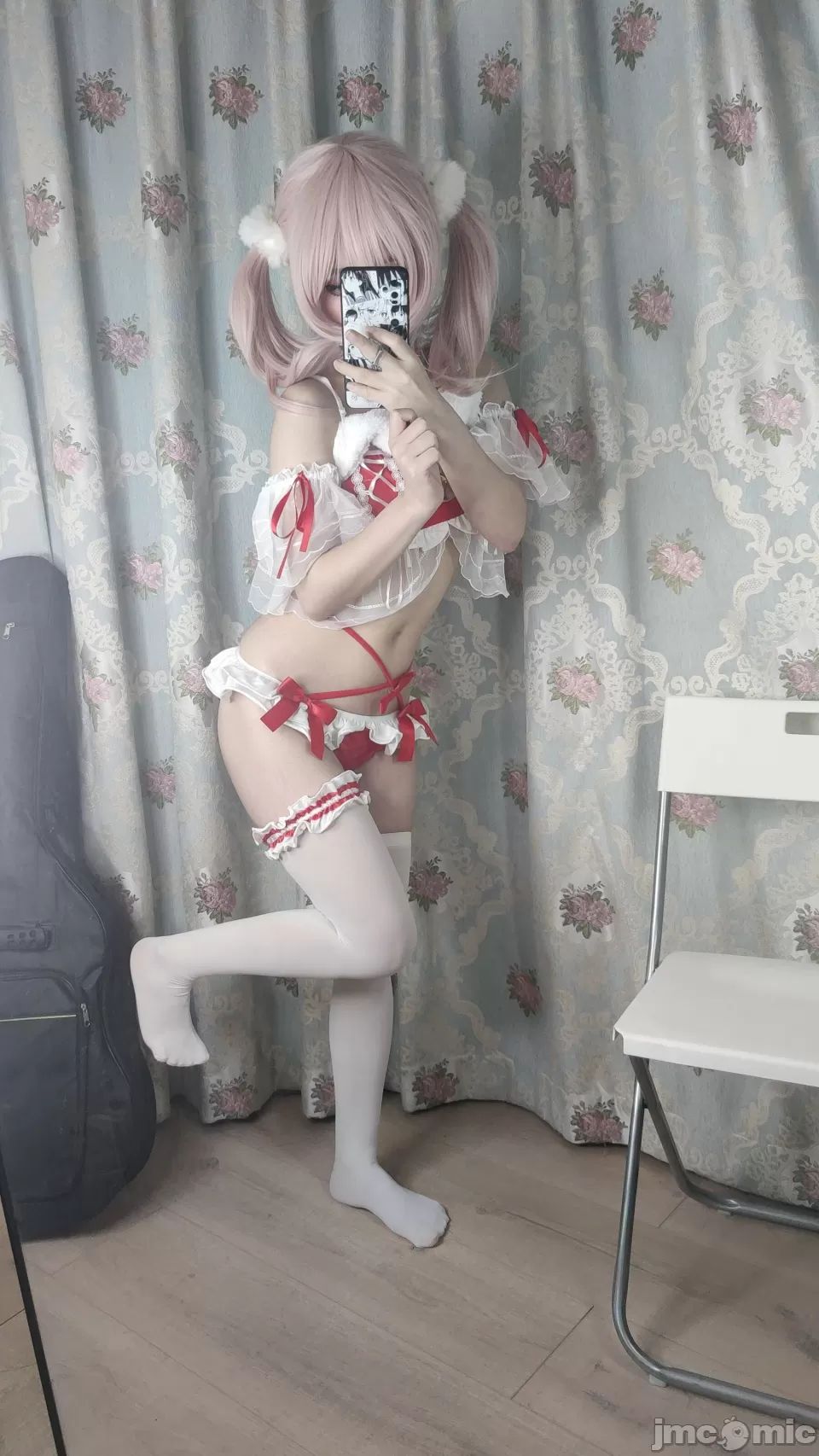 [神沢永莉] 平安夜紅色分體式  COSPLAY-第1章-图片77