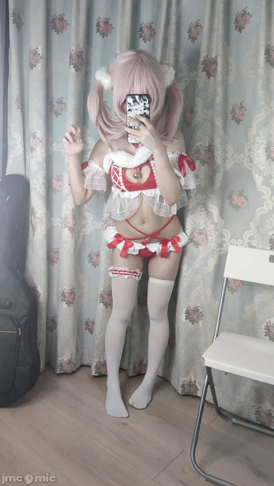 [神沢永莉] 平安夜紅色分體式  COSPLAY-第1章-图片78